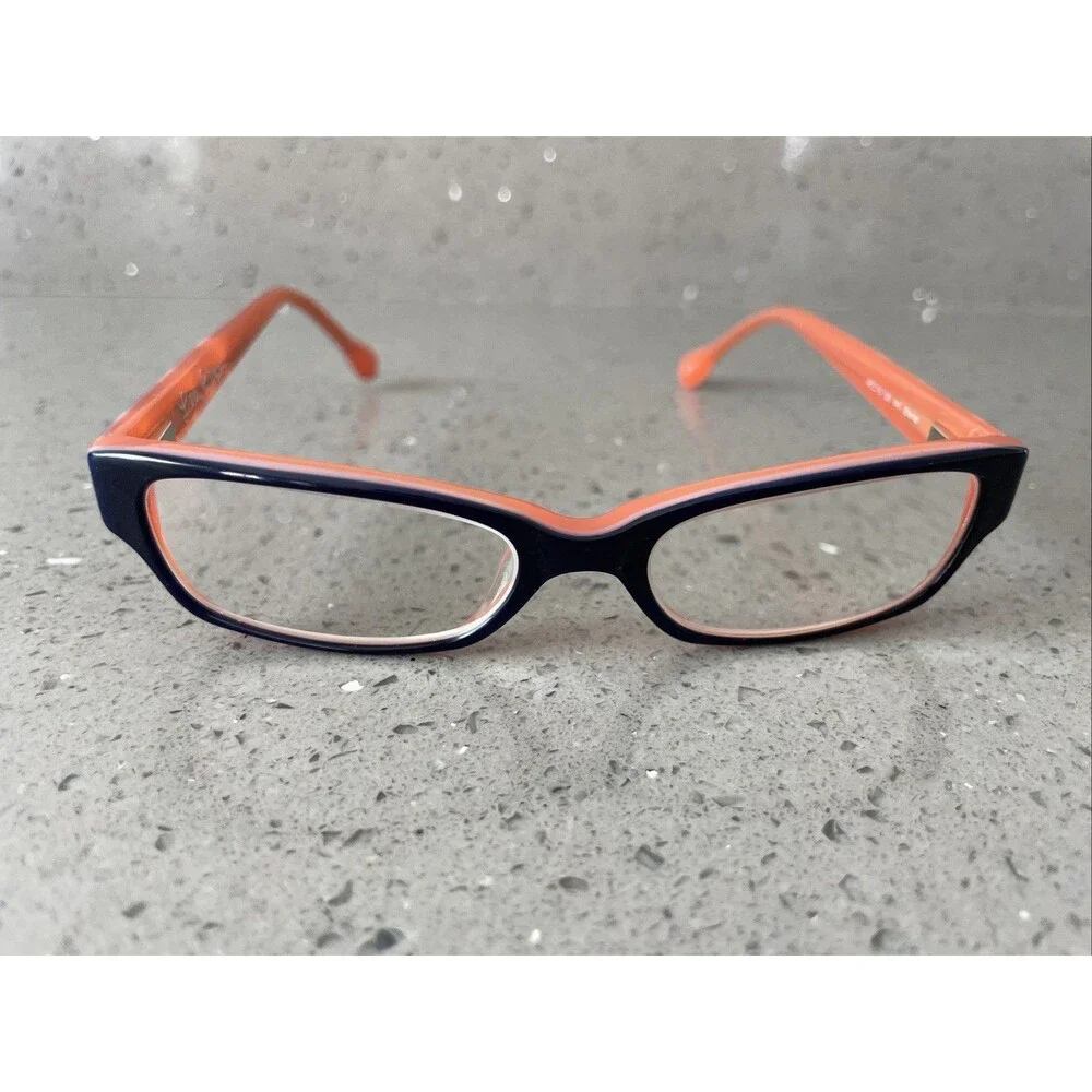 Lilly Pulitzer Eyeglasses Frames ONLY Elena NV Full Rim 46-15-125 black pink